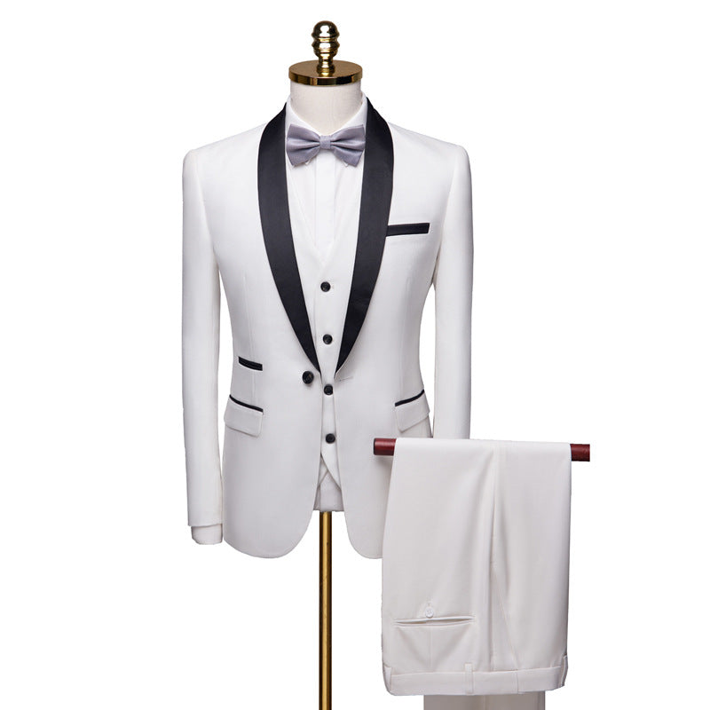 Men 3 Pieces Suit Set Men Wedding Suits Groom Tuxedos - Premium Pakken & Stropdassen from My Store - Just €170.68! Shop now at KIYOO Royal Brand