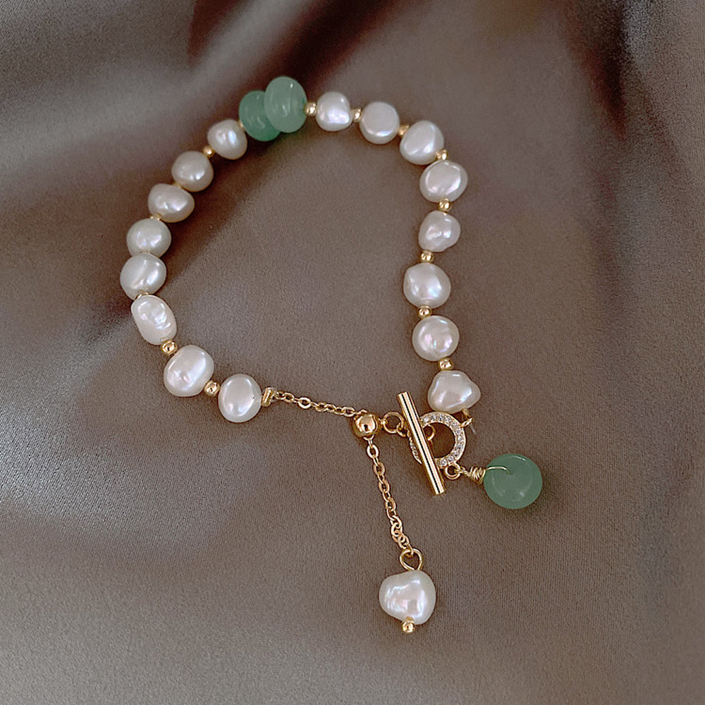 Women Irregular Freshwater Pearl Adjustable Bracelet - Premium dames sieraden from My Store - Just €25.32! Shop now at KIYOO Royal Brand