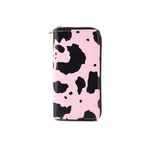 Cow Pattern Ladies Wallet PU Long Zipper - Premium Portemennees from My Store - Just €15.73! Shop now at KIYOO Royal Brand