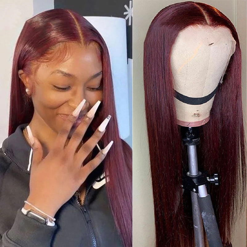 T-part Lace Frontal Wigs Real Hairstyle Headgear - Premium Pruiken/Waves from My Store - Just €105.07! Shop now at KIYOO Royal Brand