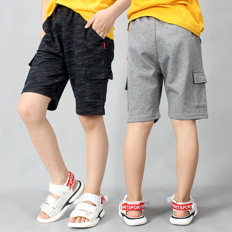 Summer New Boys' Cotton Casual Overalls Shorts - Premium Jongens broeken from My Store - Just €28.65! Shop now at KIYOO Royal Brand