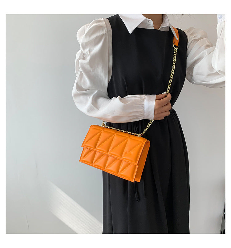 Chain Small Square Retro Atmospheric Crossbody Bag - Premium Damestas from My Store - Just €21.67! Shop now at KIYOO Royal Brand