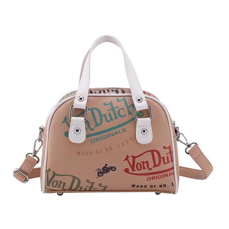 Personalized Letter Graffiti Shoulder Messenger Bag