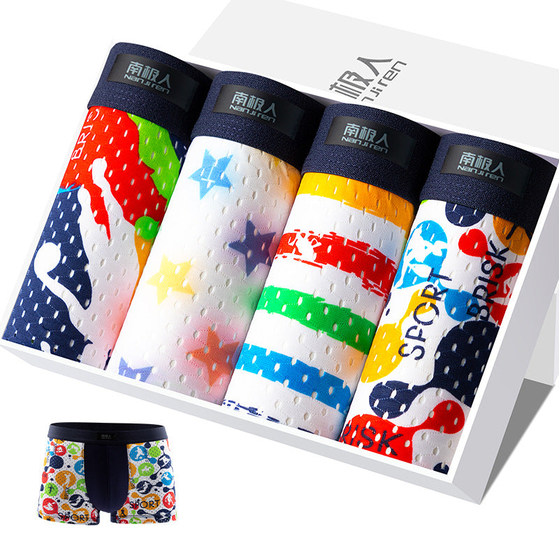 Modal Boxer Shorts Breathable Large Size Fatty Boxer Shorts Head Box - Premium Ondergoed from My Store - Just €55.61! Shop now at KIYOO Royal Brand