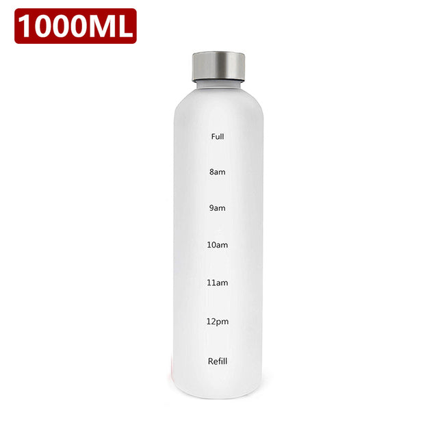 Water Bottle With Time Mark