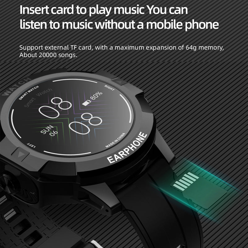 Top TWS Headset Smart Watch - Premium  from My Store - Just €120.52! Shop now at KIYOO Royal Brand