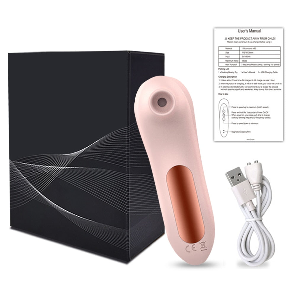 Clit Sucker Vagina Sucking Vibrator Clitoris Stimulator Blowjob Oral Nipple Sex Toys for Adult Women Masturbator Erotic Products - Premium sextoys from KIYOO Royal Brand - Just €16.88! Shop now at KIYOO Royal Brand