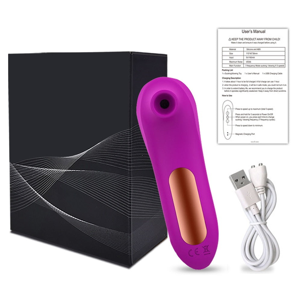 Clit Sucker Vagina Sucking Vibrator Clitoris Stimulator Blowjob Oral Nipple Sex Toys for Adult Women Masturbator Erotic Products - Premium sextoys from KIYOO Royal Brand - Just €16.88! Shop now at KIYOO Royal Brand