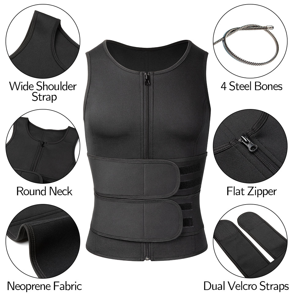 Shapervest voor heren - Premium sportartikelen from KIYOO Royal Brand - Just €15.99! Shop now at KIYOO Royal Brand