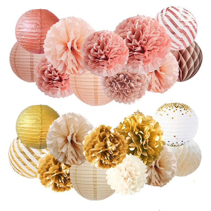 Party Pom Poms Lantaarn - Premium  from My Store - Just €34.04! Shop now at KIYOO Royal Brand