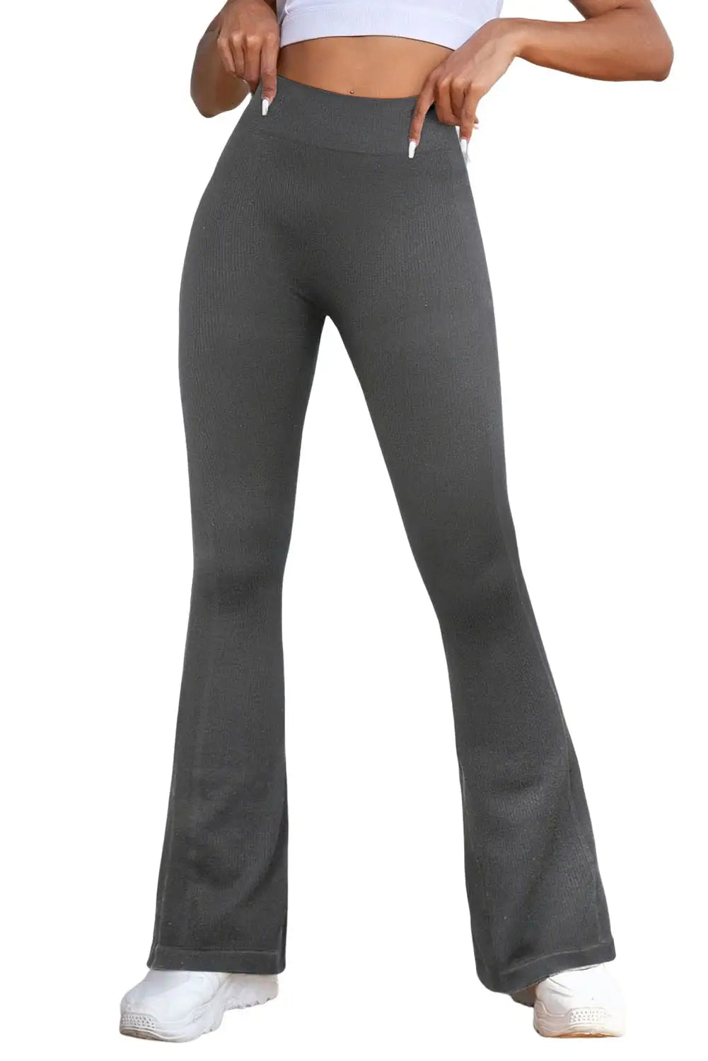 Uitlopende broek met buikcontrole - Premium nieuw from KIYOO Royal Brand - Just €34.49! Shop now at KIYOO Royal Brand